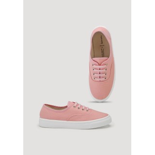 hessnatur Damen Sneaker Canvas - rosa - Größe 38