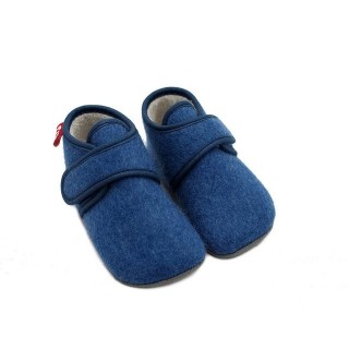 POLOLO Kinderschuhe Cosy, Barfußschuh aus recyceltem Wollfilz (kbT), gefüttert mit Bio-Baumwolle