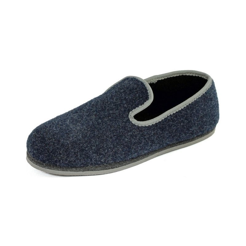 Pantoffelmann Niedertreter Filzhausschuhe Herren Damen DDR Ostalgie Filzpantoffel Hausschuh (1 Paar) für Laminat- und Parkett