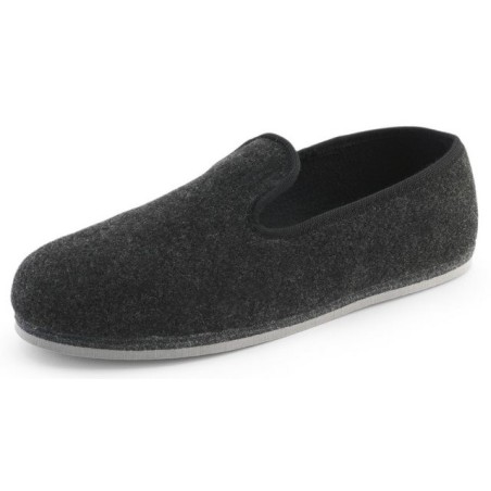 Pantoffelmann Niedertreter Filzhausschuhe Herren Damen DDR Ostalgie Filzpantoffel Hausschuh (1 Paar) für Laminat- und Parkett