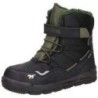 Mustang Klett Boots Jungen schwarz|schwarz