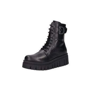 NeroGiardini Schnürstiefelette Damen schwarz|schwarz