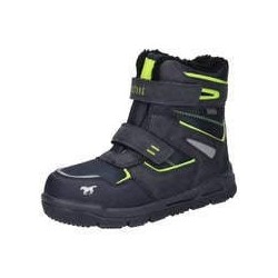 Mustang Klett Boots Jungen blau|blau|blau