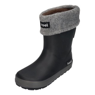 KOEL WELLIE BARE + SOCK Barfußschuh Black