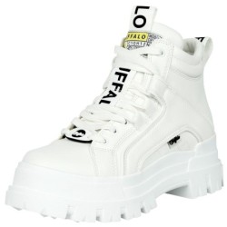 Buffalo Sneaker high - Aspha NC Mid Vegan Nappa - EU36 bis EU38 - für Damen - Größe EU36 - weiß