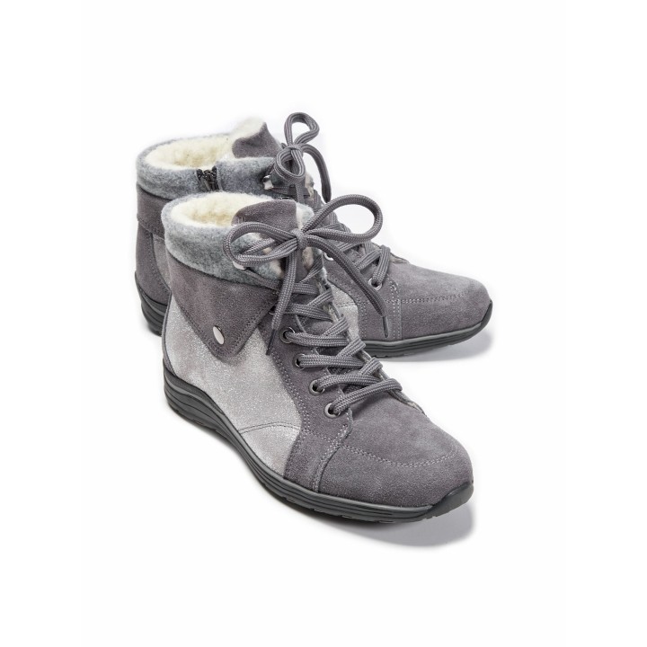 Reißverschluss-Bootie Extrawarm