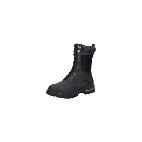 Charmosa Schnürstiefelette Damen schwarz|schwarz|schwarz