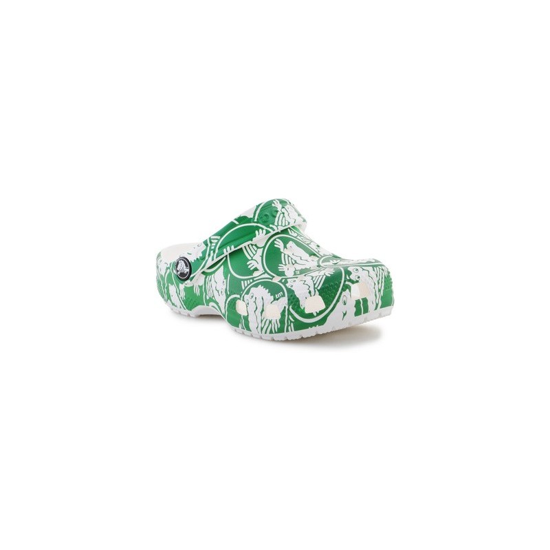 Crocs  Sandalen Classic Duke Print Clog K 210007-3WH Green Ivy