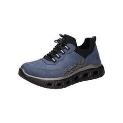 Rieker Slip On Sneaker Damen blau|blau
