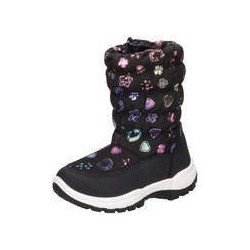 Barbarella Schneeboots Mädchen schwarz|schwarz|schwarz