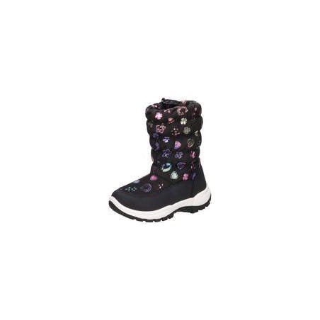 Barbarella Schneeboots Mädchen schwarz|schwarz|schwarz