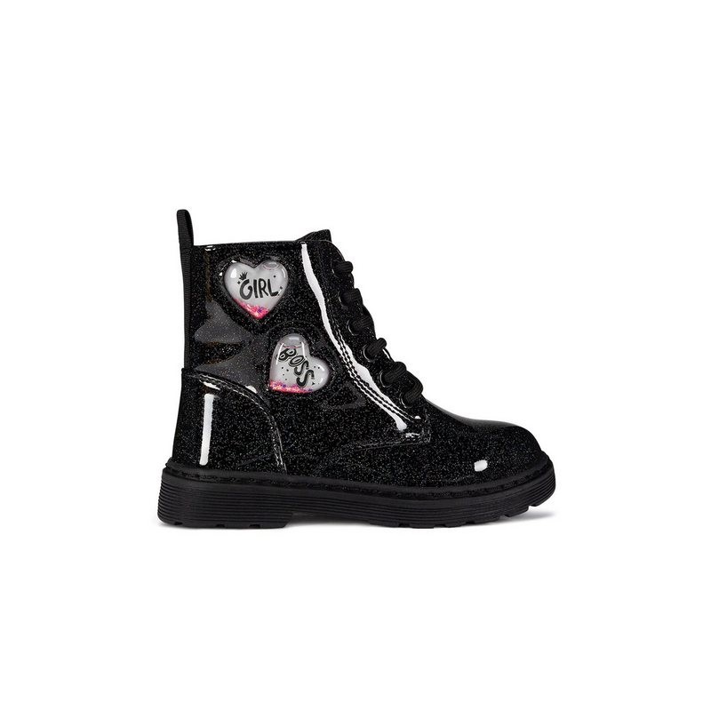 nelli blu Nelli Blu Schnürschuhe Mädchen CM231212-1 Schwarz Schnürschuh
