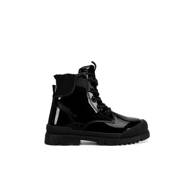 nelli blu Nelli Blu Schnürschuhe Mädchen CM231117-30 Schwarz Schnürschuh