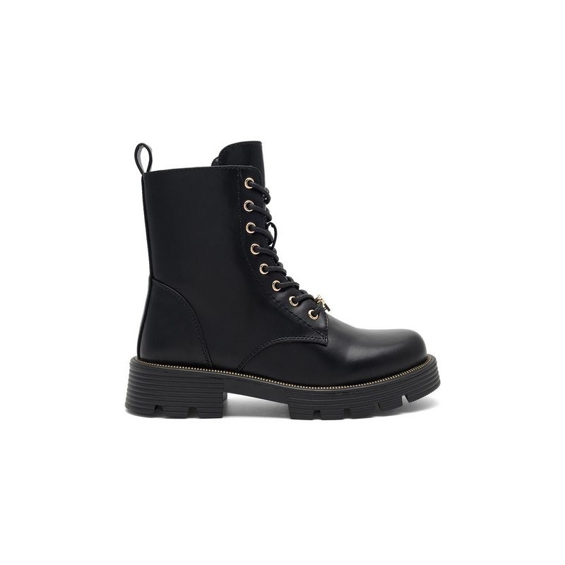 nelli blu Nelli Blu Schnürschuhe Mädchen CS6139-01 Schwarz Schnürschuh