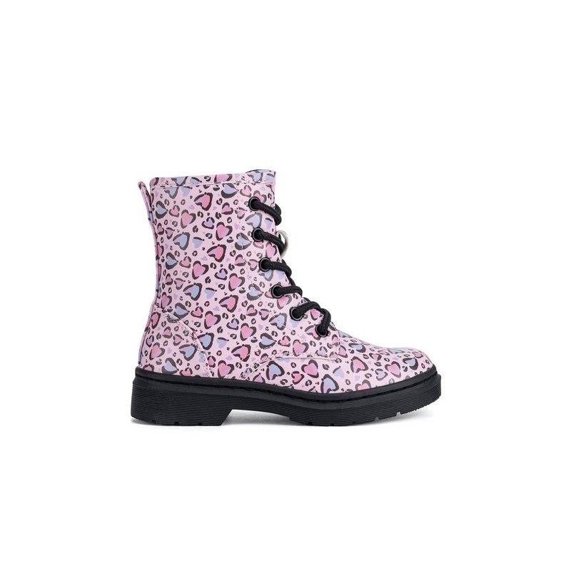 nelli blu Nelli Blu Schnürschuhe Mädchen CF3016-1 Rosa Schnürschuh