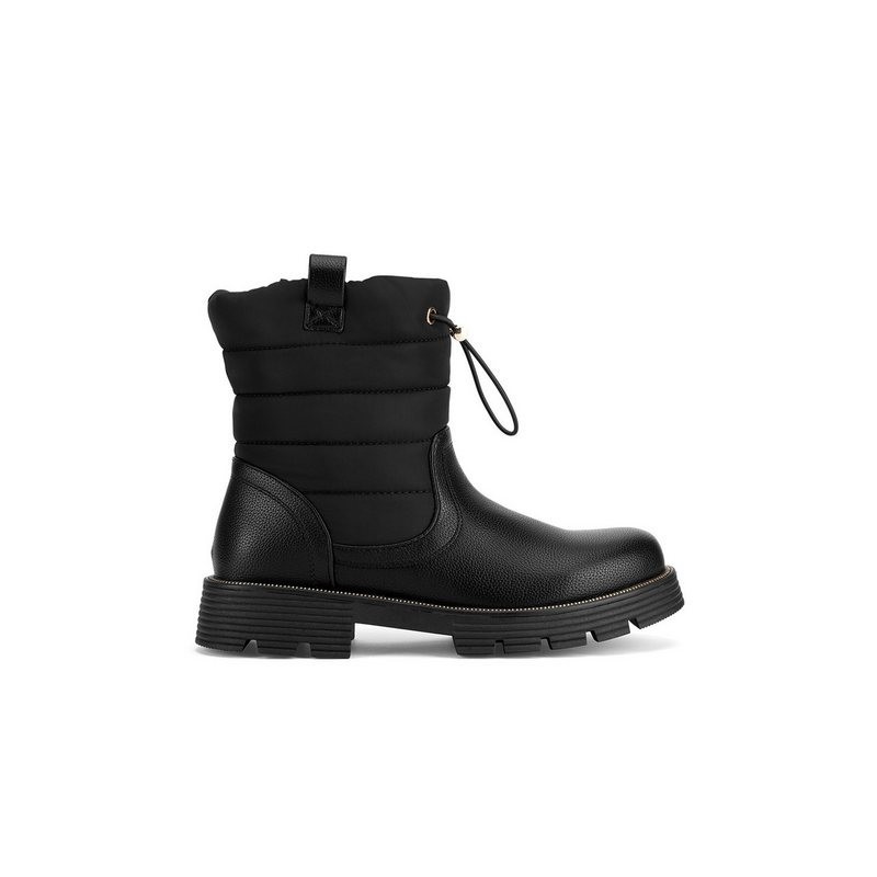 nelli blu Nelli Blu Schneeschuhe Mädchen CS6139-04 Schwarz Schnürschuh