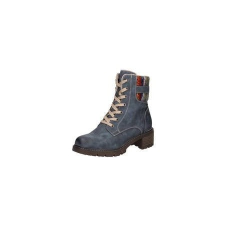 Puccetti Schnür Boots Damen blau|blau|blau