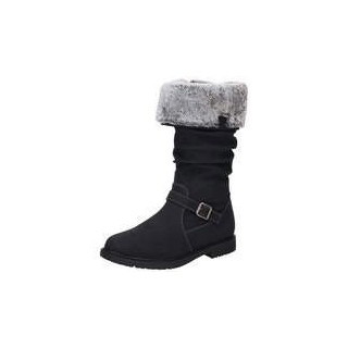 Barbarella Stiefel Mädchen schwarz|schwarz