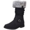 Barbarella Stiefel Mädchen schwarz|schwarz