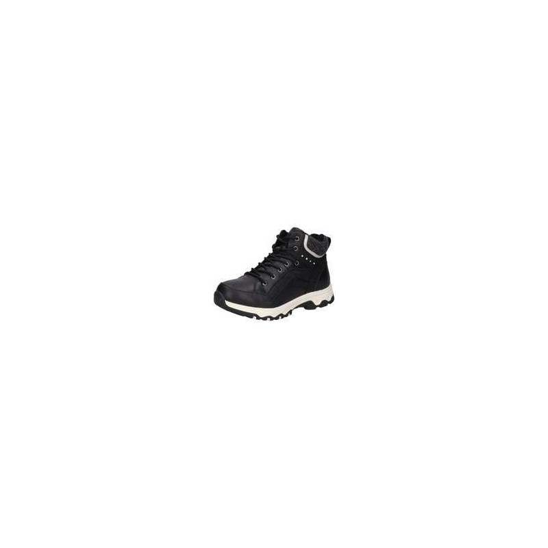 Barbarella Schnür Boots Mädchen schwarz|schwarz|schwarz