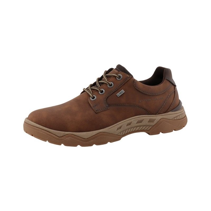 TOM TAILOR Schnürschuh, Halbschuh, Freizeitschuh mit gepolstertem Schaftrand