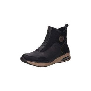 Rieker Sneaker Bootie Damen schwarz|schwarz|schwarz