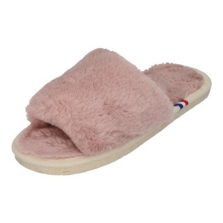 espadrij l´originale PLAGE FLUFFY Hausschuh Rose