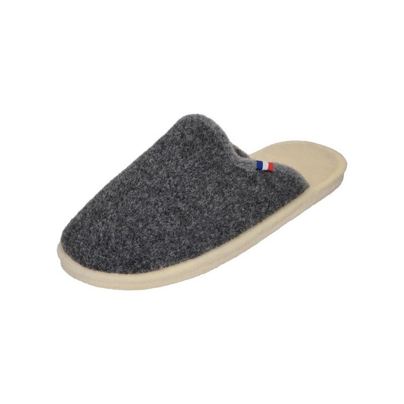 espadrij l´originale CHAUSSON Hausschuh Asphalt Gris