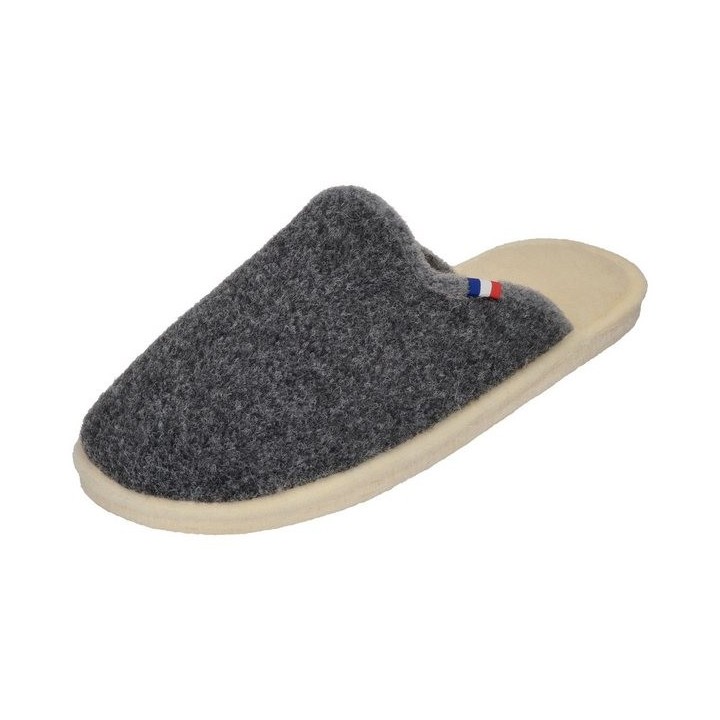 espadrij l´originale CHAUSSON Hausschuh Asphalt Gris