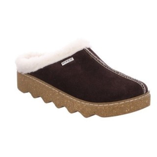 Rohde FOGGIA-D Pantoffel, Hausschuh, Clog mit herausnehmbarer Innensohle aus Lammwolle