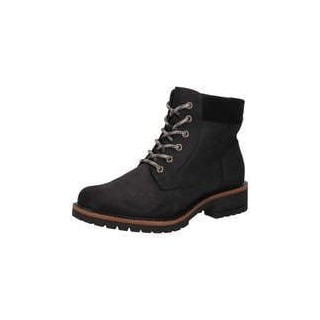 Ecco Elaina Schnnür Boots Damen schwarz|schwarz