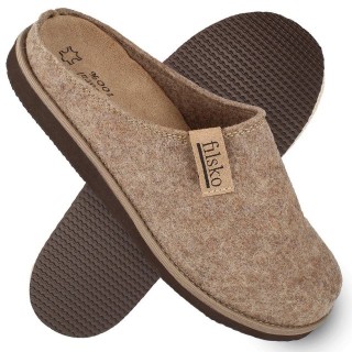 filsko Langayo Damen und Herren Hausschuh (1 Paar) Slip-On, Herausnehmbare Innensohle, Easy-Filz, EVA-Sohle
