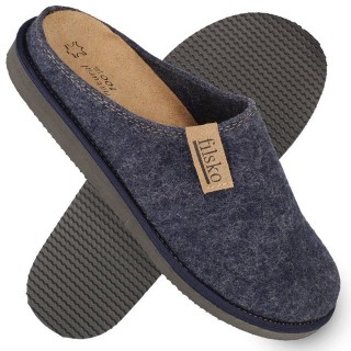 filsko Langayo Damen und Herren Hausschuh (1 Paar) Slip-On, Herausnehmbare Innensohle, Easy-Filz, EVA-Sohle