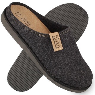 filsko Langayo Damen und Herren Hausschuh (1 Paar) Slip-On, Herausnehmbare Innensohle, Easy-Filz, EVA-Sohle