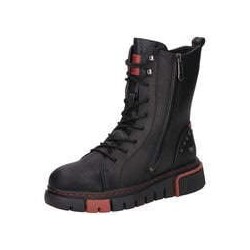 Mustang Schnürstiefelette Damen schwarz|schwarz