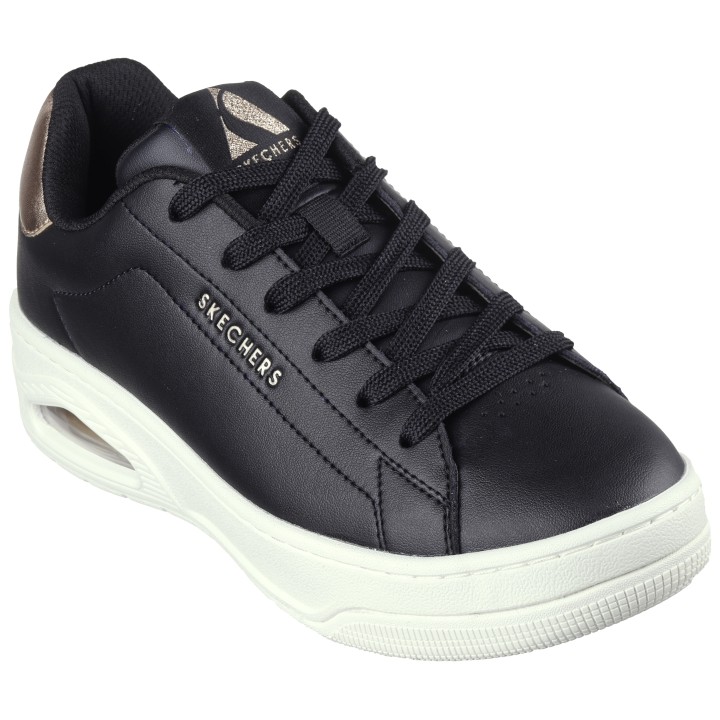 Skechers Sneaker "UNO COURT", mit Metallic-Applikation, Freizeitschuh, Halbschuh, Schnürschuh