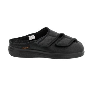 Fischer-Markenschuh Fischer Klett-Pantoffel, Softlan, Frotteefutter, Wechselfußb., Weite K Pantoffel