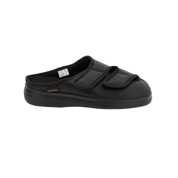 Fischer-Markenschuh Fischer Klett-Pantoffel, Softlan, Frotteefutter, Wechselfußb., Weite K Pantoffel