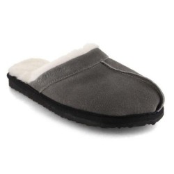 LAMMBOCK Woolson offene Lammfellpantoffeln Schaffell-Hausschuhe für Damen Herre Hausschuh mit breiter Komfort Passform