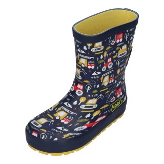 KOEL WELLIE TRACTOR V2 Barfußschuh Print Blue