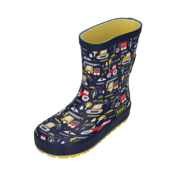 KOEL WELLIE TRACTOR V2 Barfußschuh Print Blue