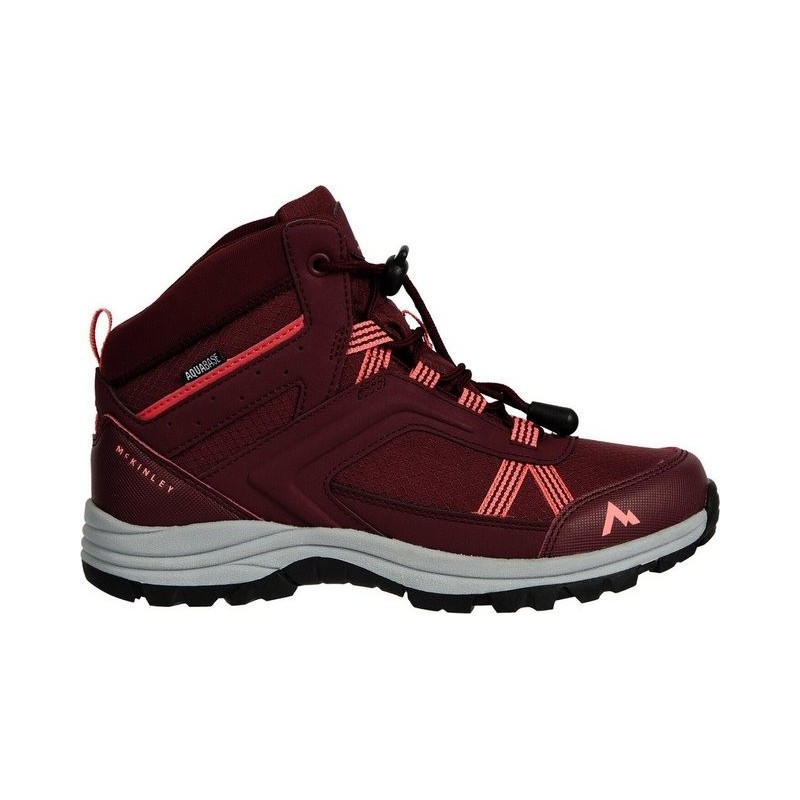 McKINLEY Ki.-Wander-Stiefel Maine II MID AQB J RED WINE/CHARCOAL/RE Trekkingschuh