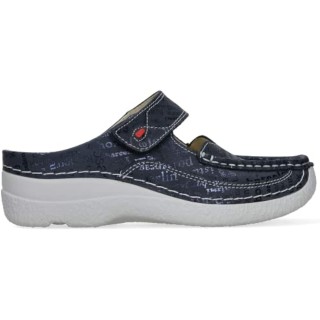 Wolky Roll Slipper blau 38