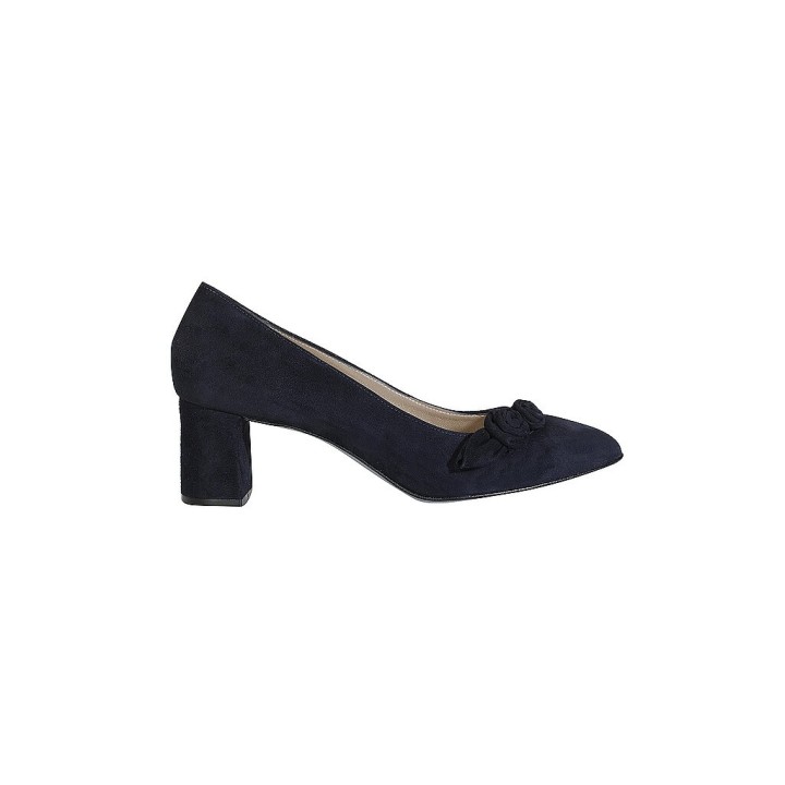 DIRNDL & BUA Trachtenschuhe - Pumps blau | 39