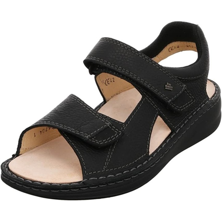 Finn Comfort Skiathos Sandale Glattleder Uni Schwarz Leder K... 42