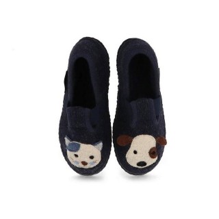 Haflinger problemlos an- und ausziehen Hausschuh mit Gummizug