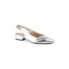 DIRNDL & BUA Trachtenschuhe - Pumps silber | 37