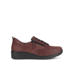 Go Soft Go Soft Halbschuhe Damen WI23-REBECA-21 Dunkelrot Schnürschuh