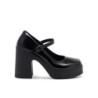 Jenny Fairy Jenny Fairy Halbschuhe Damen THORA SK6840-C Schwarz Schnürschuh