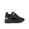 Clara Barson Clara Barson Halbschuhe Damen WS2229-49 Schwarz Schnürschuh